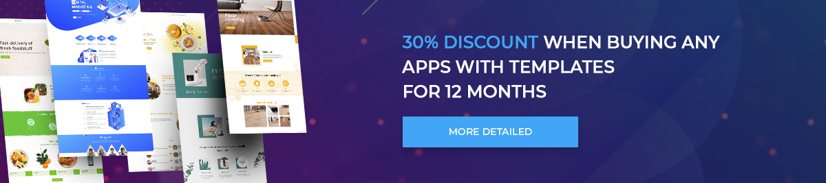 30% discount for 12 months